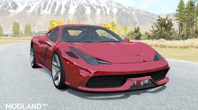 Beamng drive ferrari 458